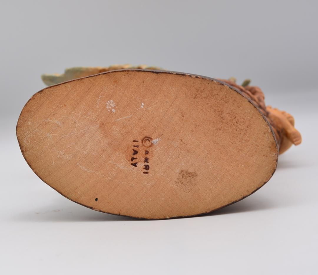 愛らしい到着　アンリ　ANRI　木彫り人形　イタリア　高さ16ｃｍ　ヴィンテージ