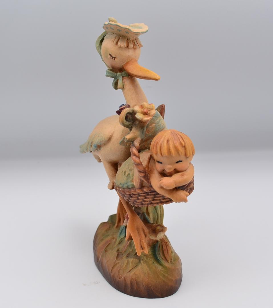 愛らしい到着　アンリ　ANRI　木彫り人形　イタリア　高さ16ｃｍ　ヴィンテージ