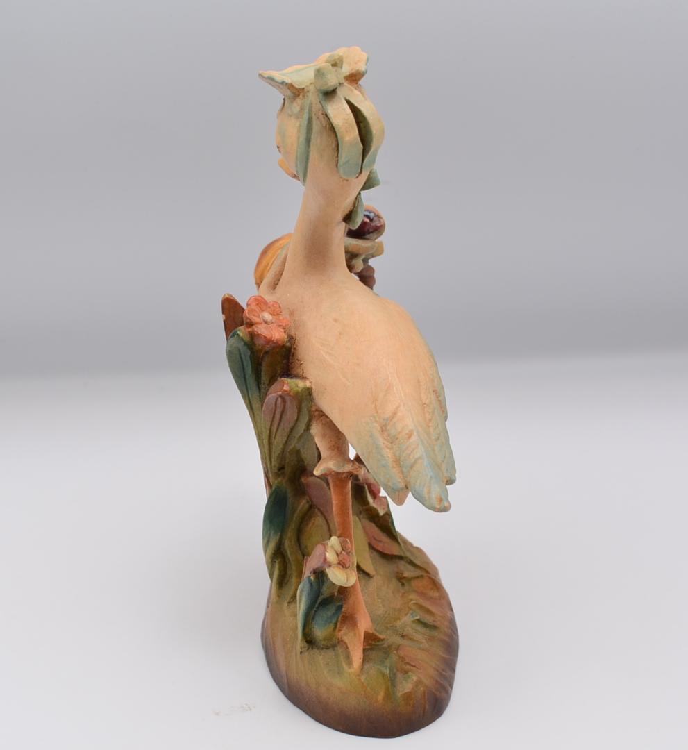 愛らしい到着　アンリ　ANRI　木彫り人形　イタリア　高さ16ｃｍ　ヴィンテージ