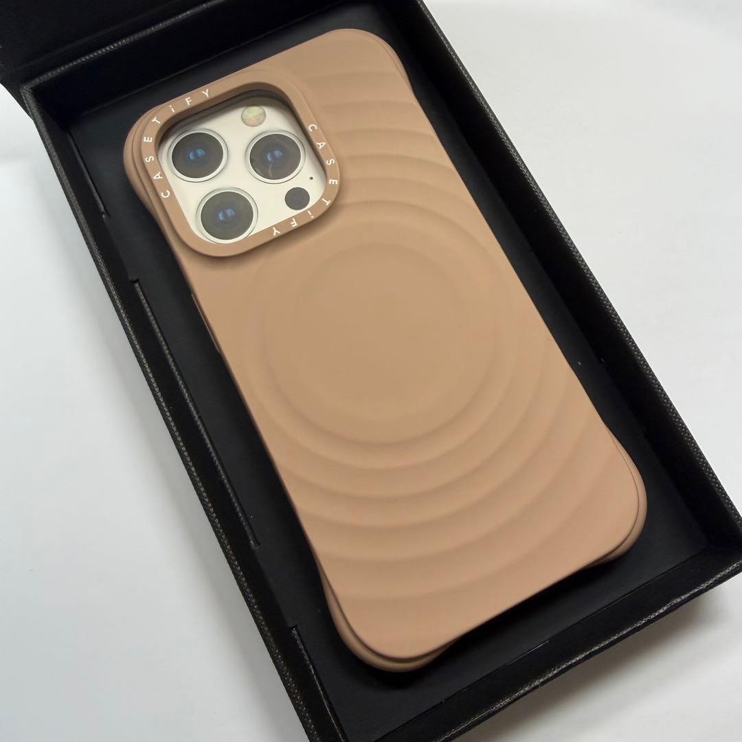CASETiFY ウェーブシリコンケース iPhone15Pro ラテ MOFT