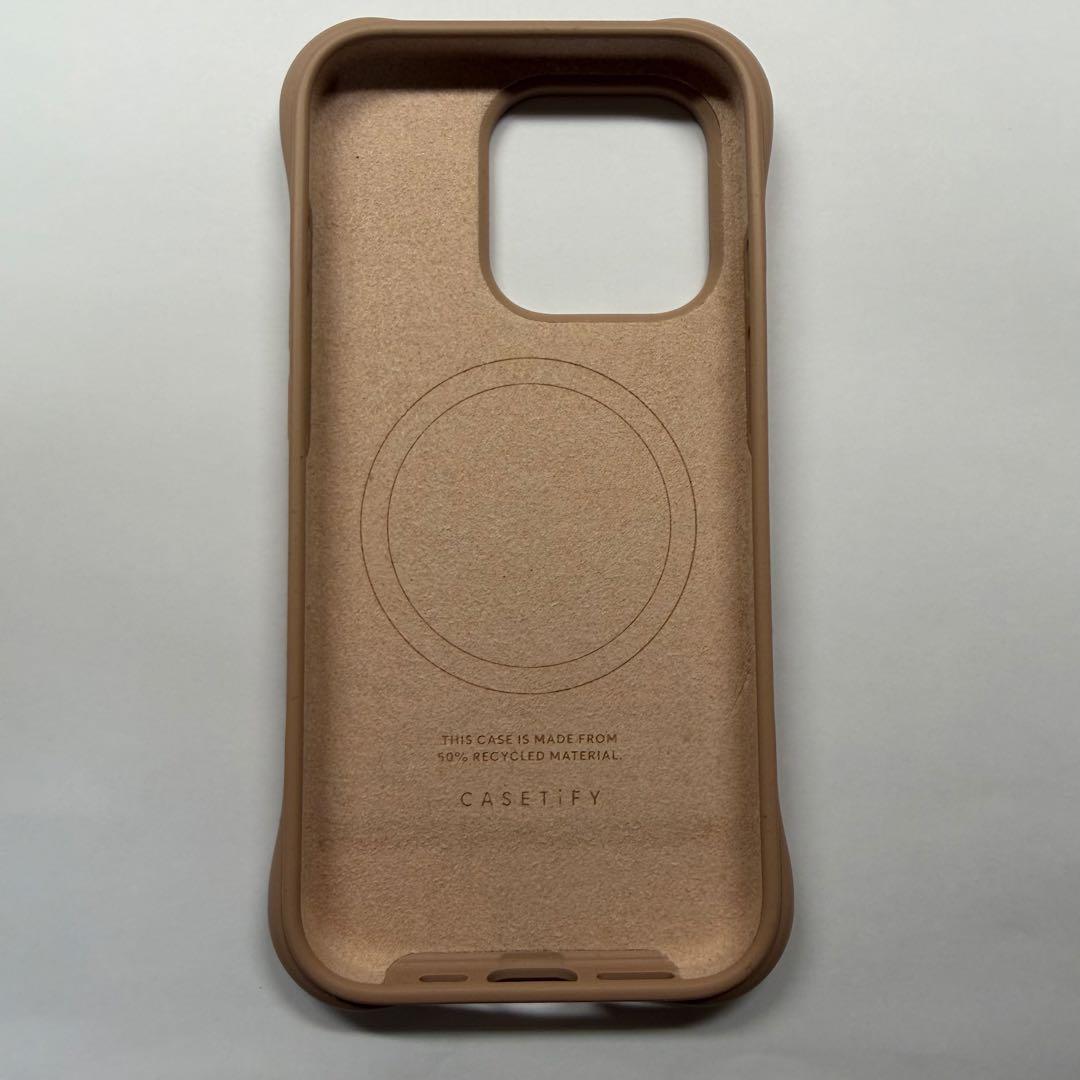 CASETiFY ウェーブシリコンケース iPhone15Pro ラテ MOFT