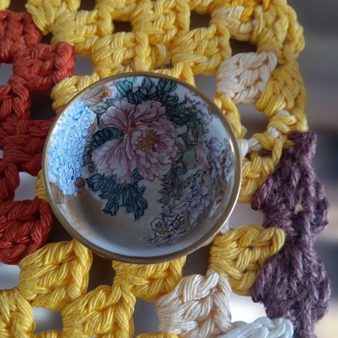 九谷焼　鏑木　お猪口3セット　アンティーク