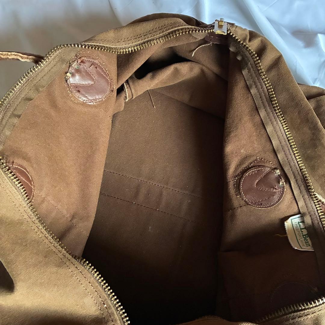 古着　80s　L.L.Bean　エルエルビーン　キャンバスボストンバッグ