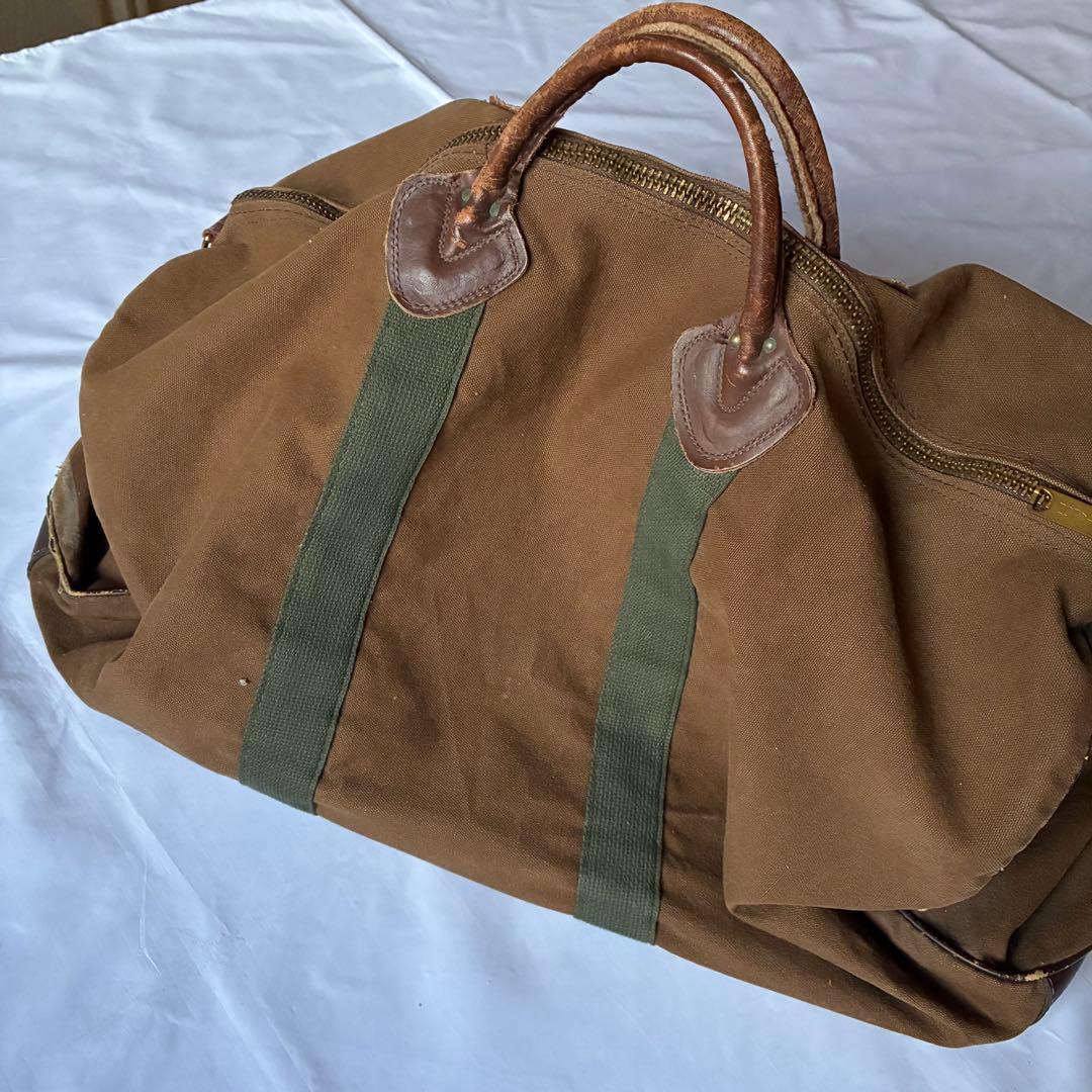 古着　80s　L.L.Bean　エルエルビーン　キャンバスボストンバッグ