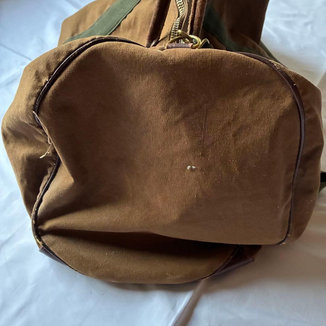 古着　80s　L.L.Bean　エルエルビーン　キャンバスボストンバッグ