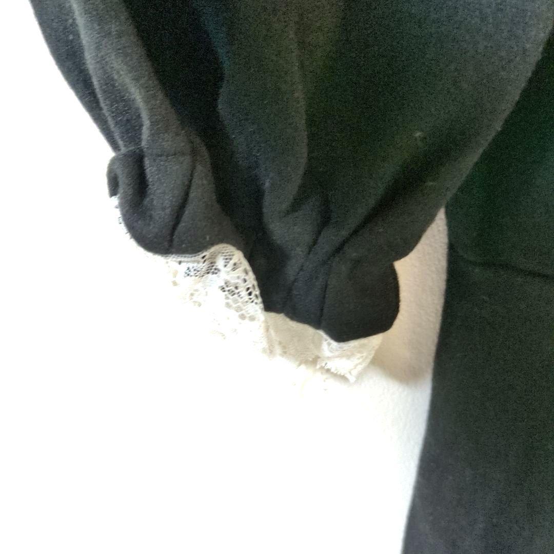 Katie BAD TEA ワンピース F 黒 贅沢 レース 日本製✨送料込