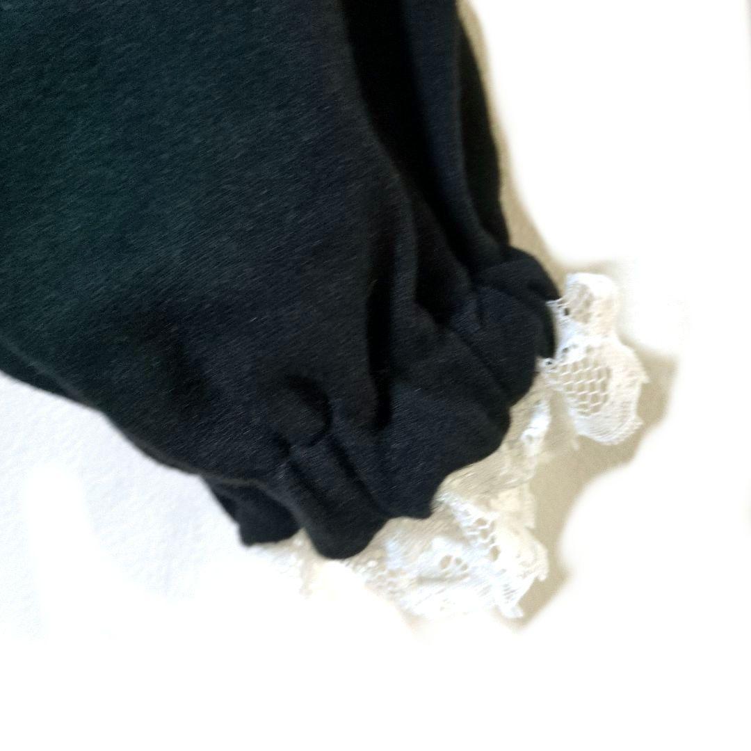 Katie BAD TEA ワンピース F 黒 贅沢 レース 日本製✨送料込