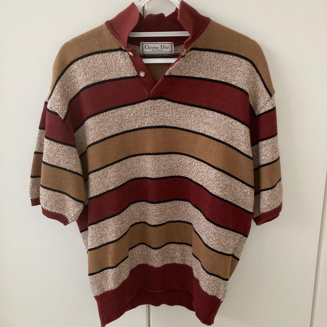 Christian Dior Monsieur 半袖ポロシャツ サマーニット