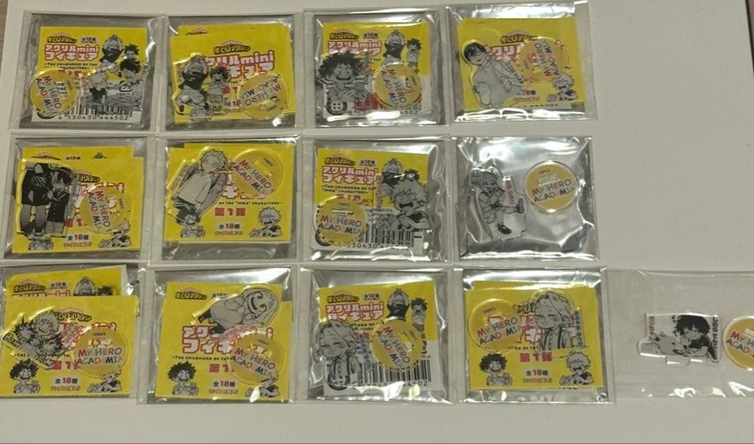 ヒロアカ アクリルminiフィギュア 幼少期 セット