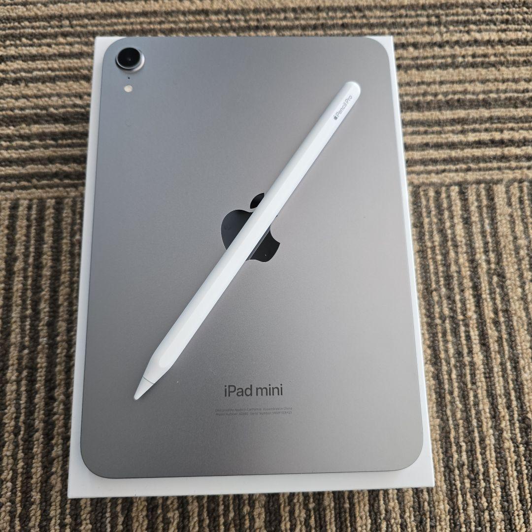 美品)第7世代 iPad mini A17 Pro + Apple Pencil