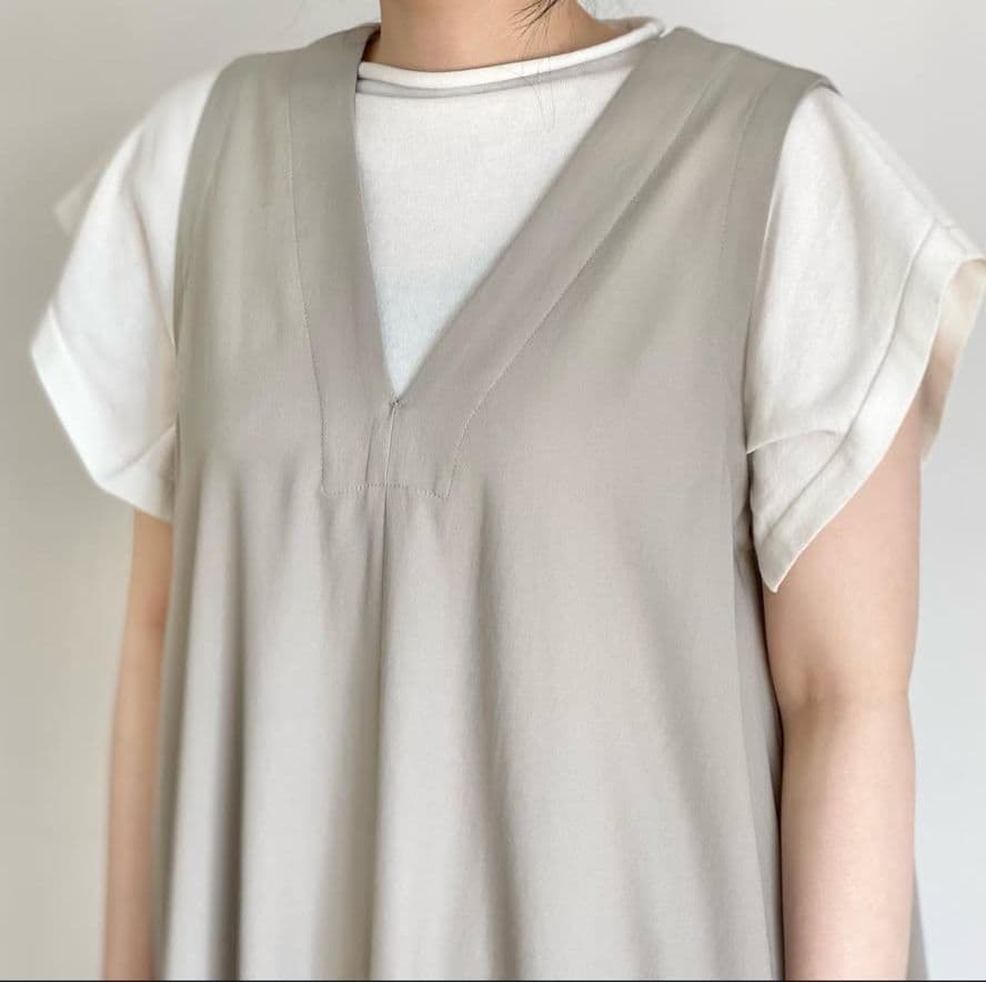 プランテーション　ノアールギャバワンピース / ロングAラインワンピース