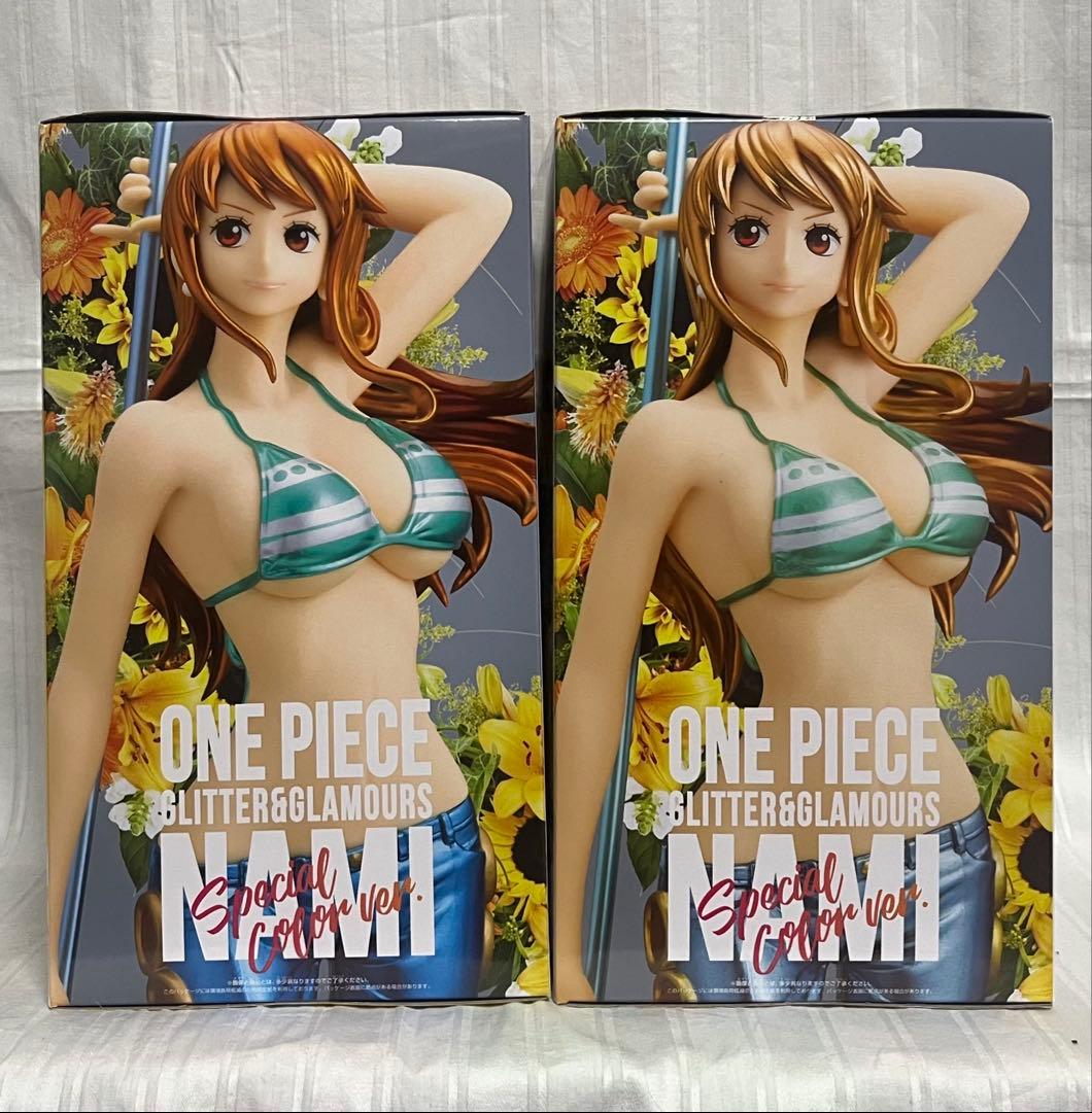 【18個セット】ワンピース グリグラ フィギュア★ナミ★スペシャル カラーver