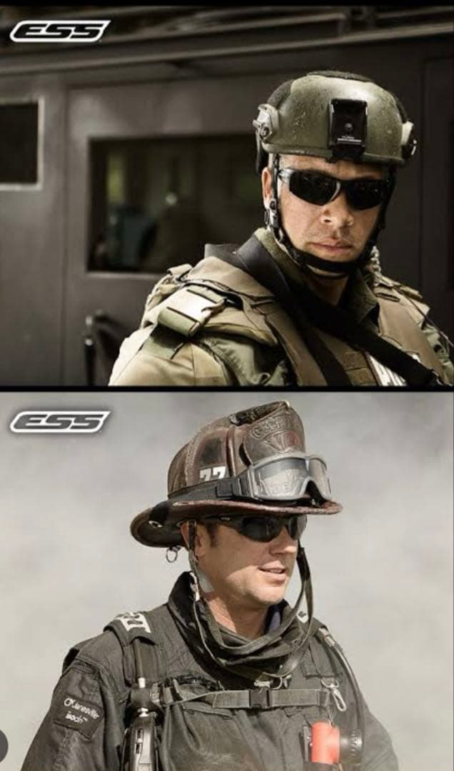 名作◯ESS CROWBAR サングラス 2レンズ ブロンズ&スモーク 黒