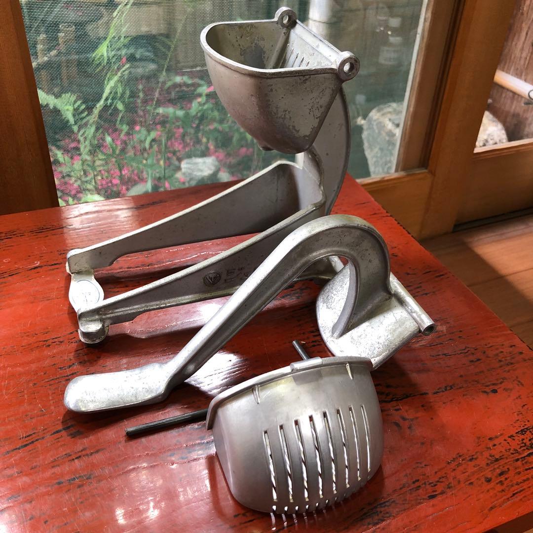 手動金属ジューサー ジュゥーサー 健康美容調理器 搾り機 生フルーツ