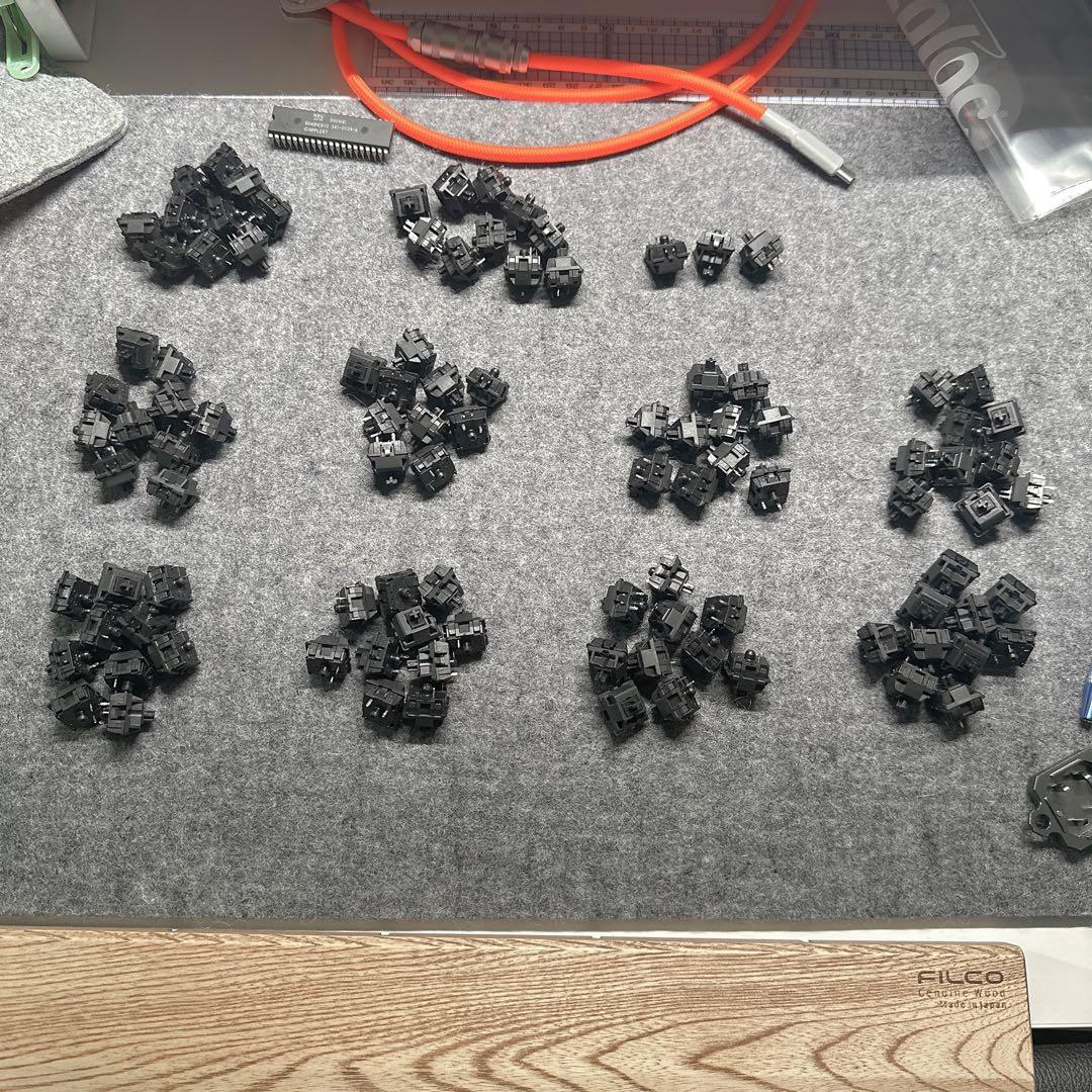 Cherry MX OG Black's 3pin 103個 【おまけ付属】