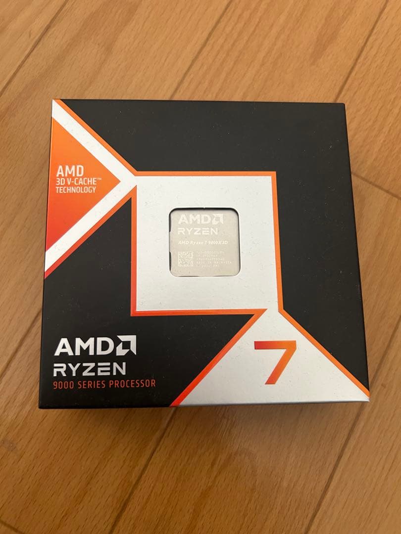 【新品未開封】CPU メモリ　Ryzen7 9800x3d 自作パーツ　セット