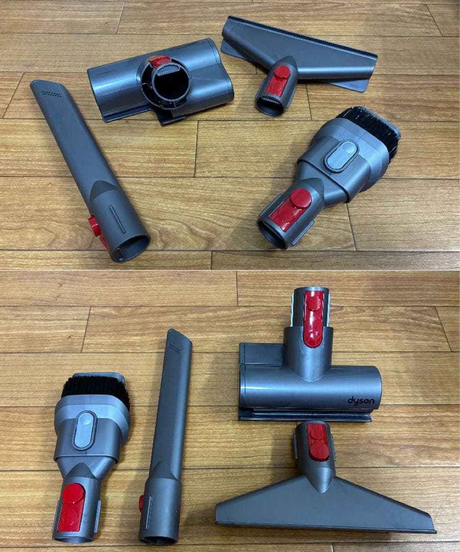 【美品使用少】dyson V8 slim fluffy 【未使用】￼アクセサリ