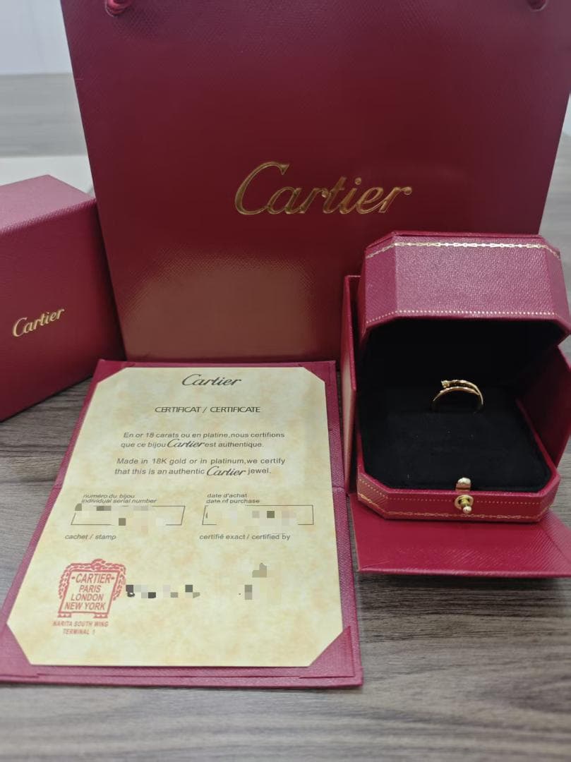 ジュストアンクル リング イエローゴールド