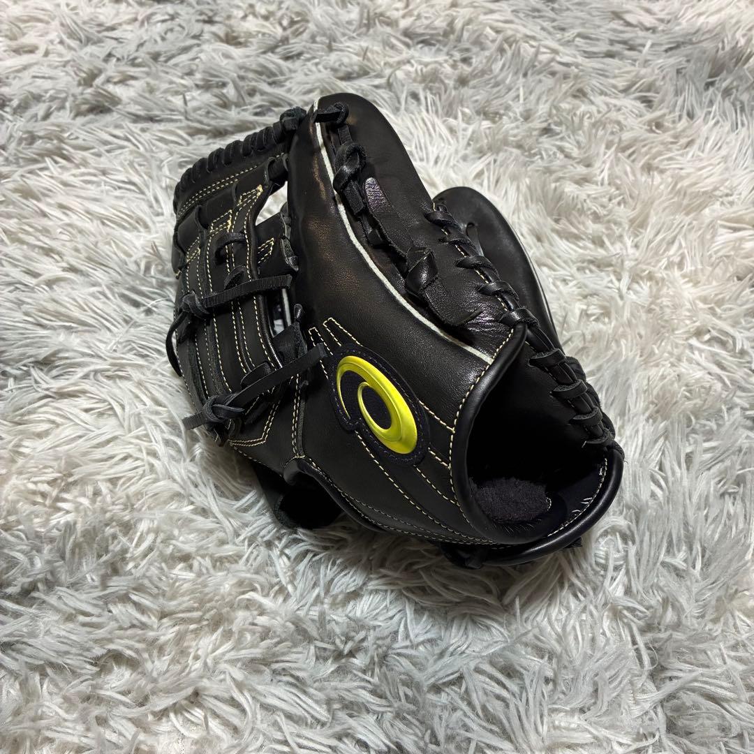 【美品】asics 軟式 右投げ 大人 大谷翔平モデル 本革 オールラウンド