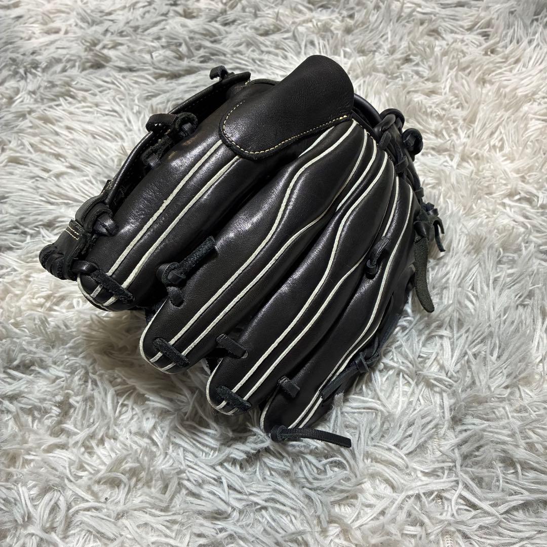 【美品】asics 軟式 右投げ 大人 大谷翔平モデル 本革 オールラウンド