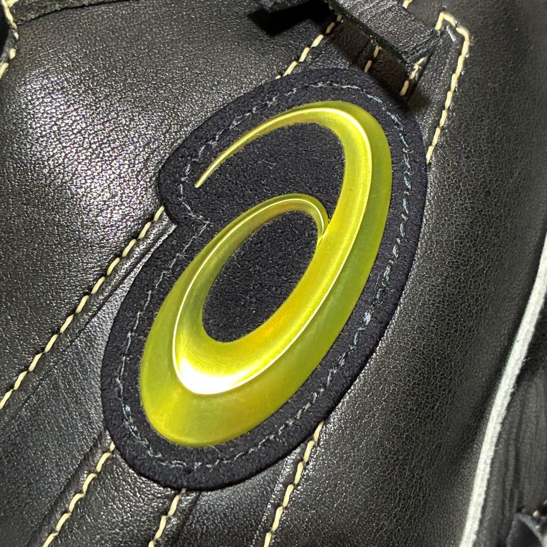 【美品】asics 軟式 右投げ 大人 大谷翔平モデル 本革 オールラウンド