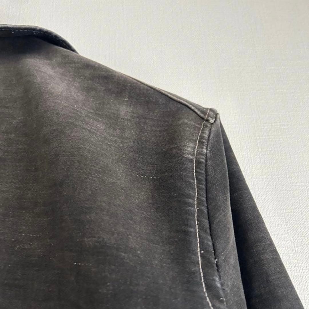 40s ブラックモールスキンジャケットDubure & Deverchere