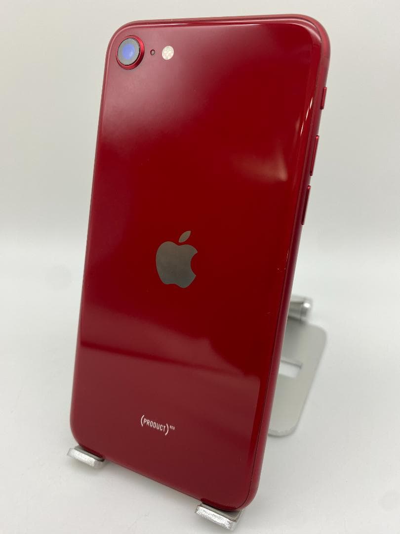 241★美品★iPhone SE3 128GBレッド/純正新品バッテリー100%