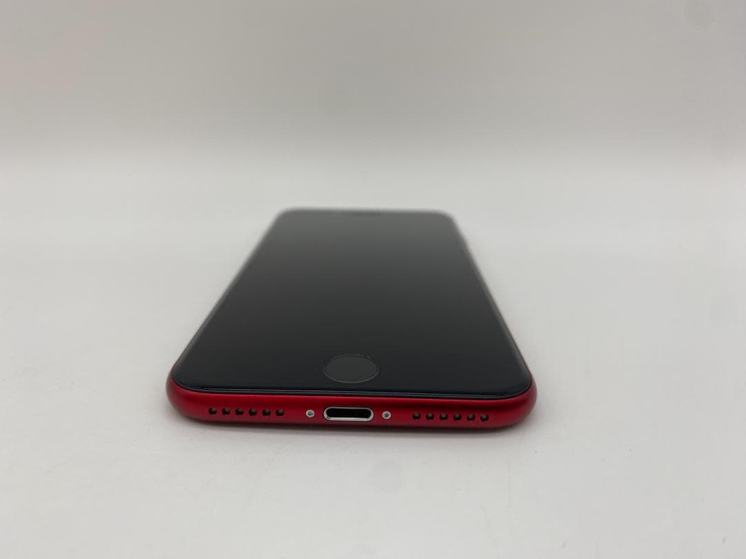 241★美品★iPhone SE3 128GBレッド/純正新品バッテリー100%