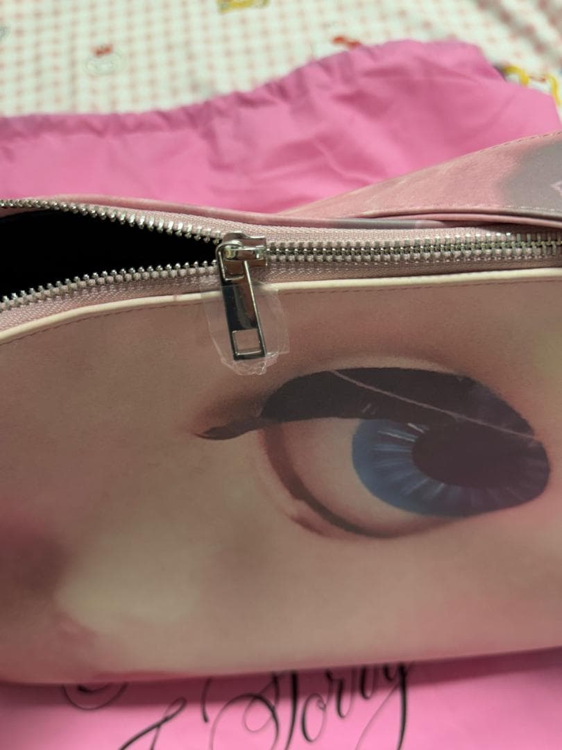 IM Sorry 顔プリント ショルダーバッグ