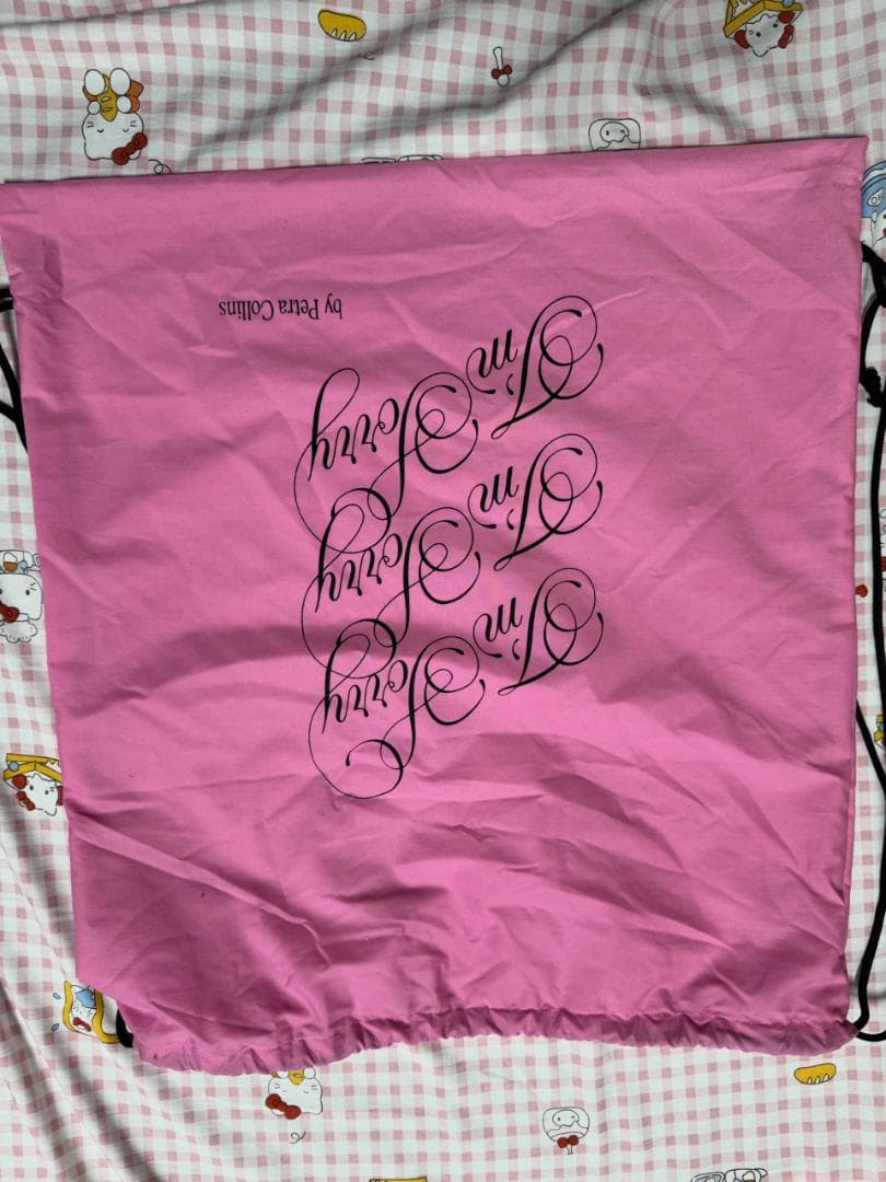 IM Sorry 顔プリント ショルダーバッグ