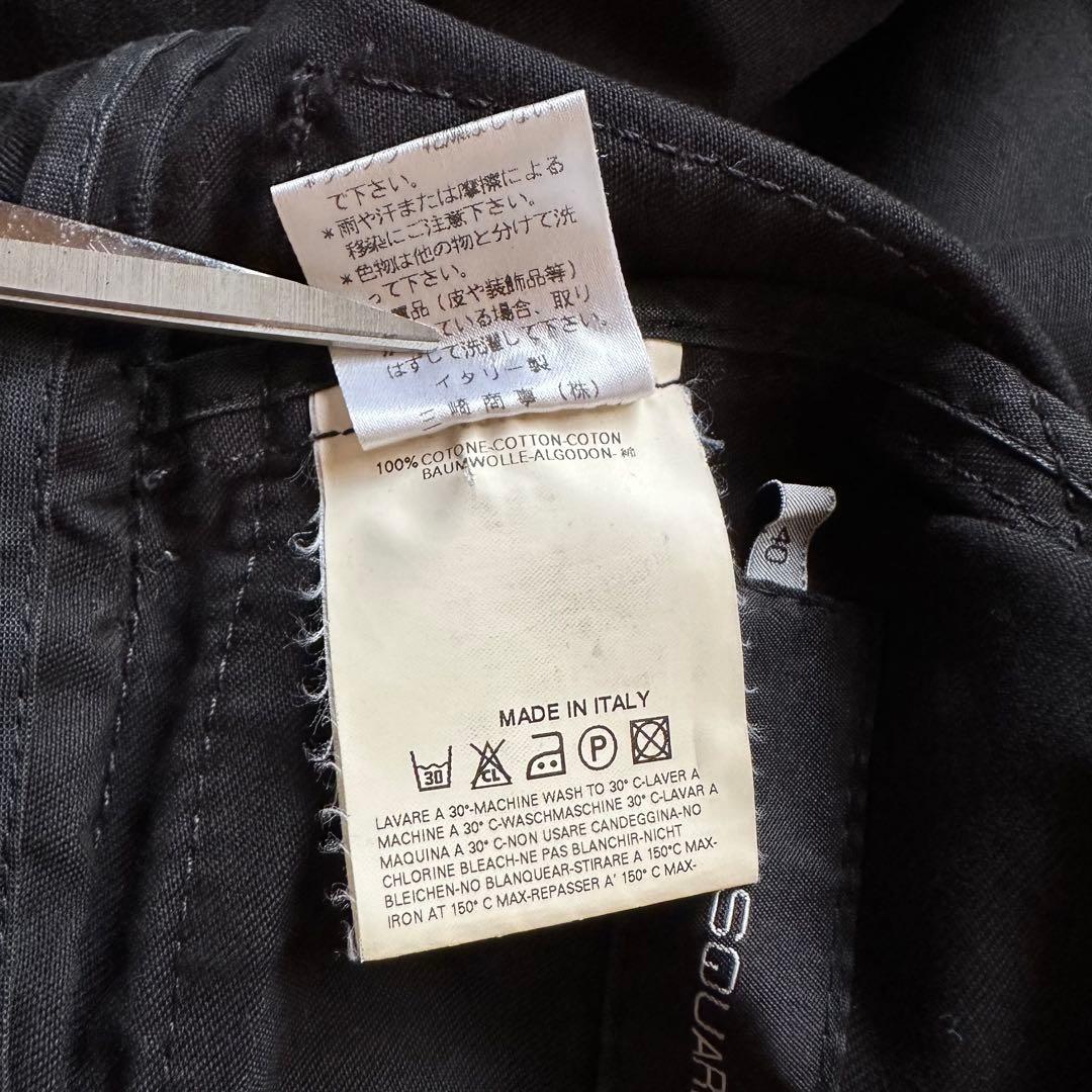 00s dsquared2 ショート丈　デニムジャケット　ブラック　40