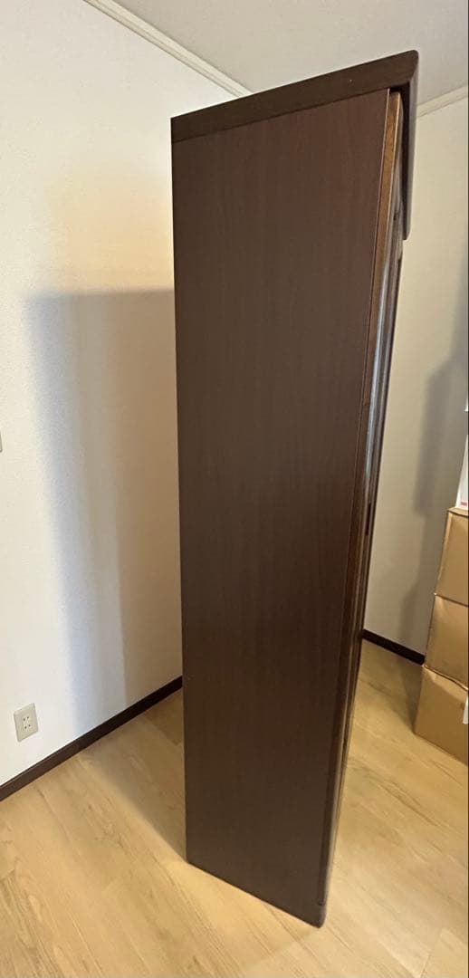 【関家具】ガラス扉本棚