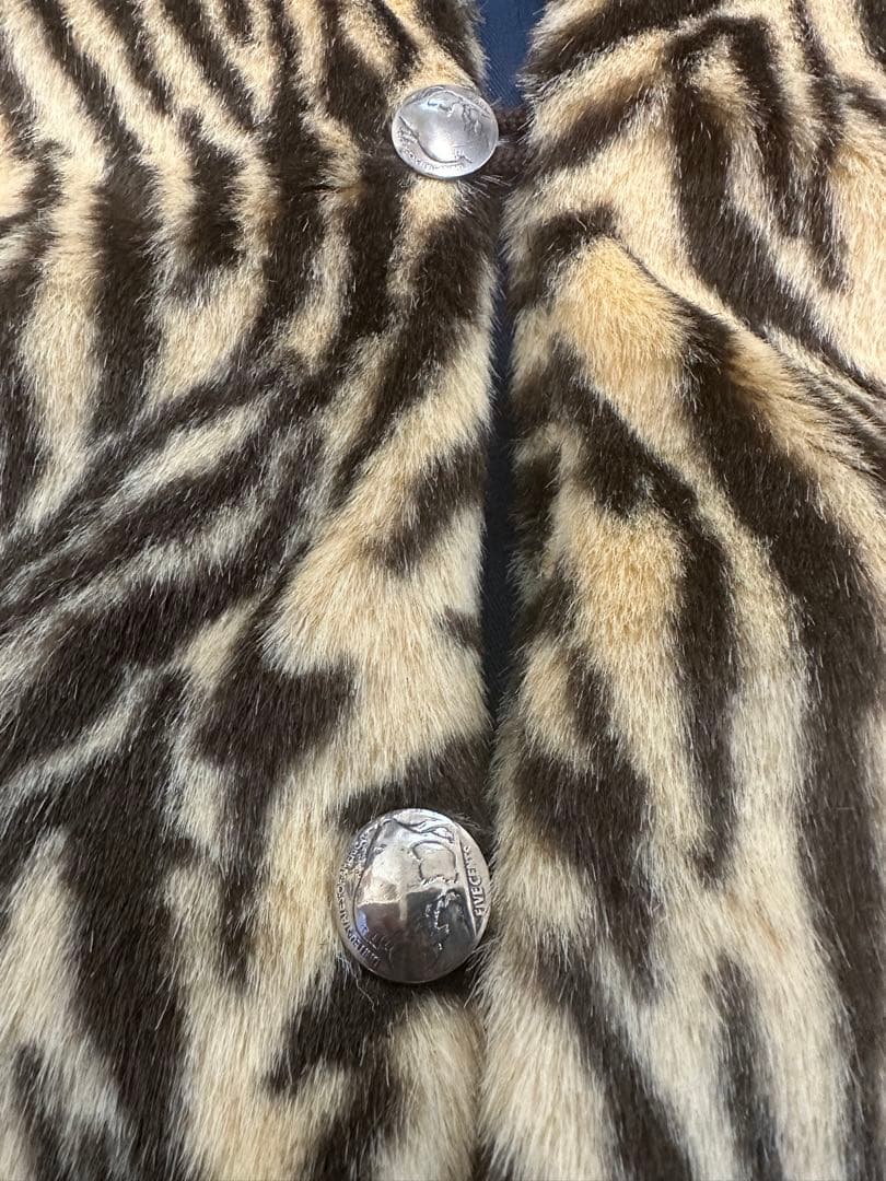 トップス THE GOOD OVERALLS FAKE FUR VEST