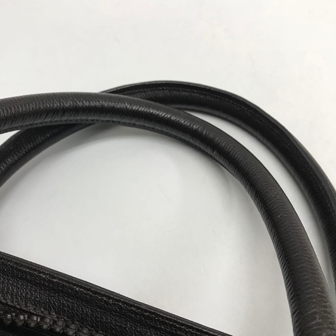 ☆美品☆TRUSSARDI ボストンバッグ ダークブラウン 大容量 旅行