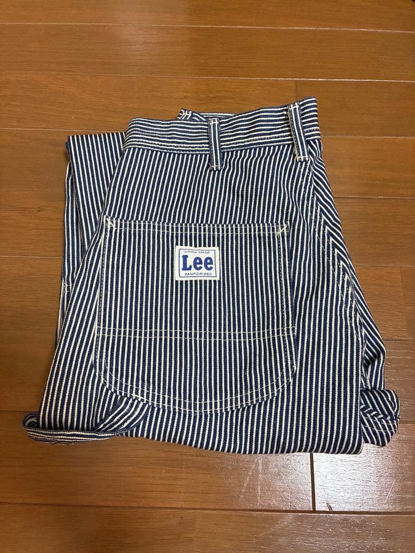 Lee ストライプ ワイドパンツ