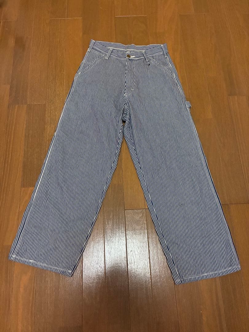 Lee ストライプ ワイドパンツ