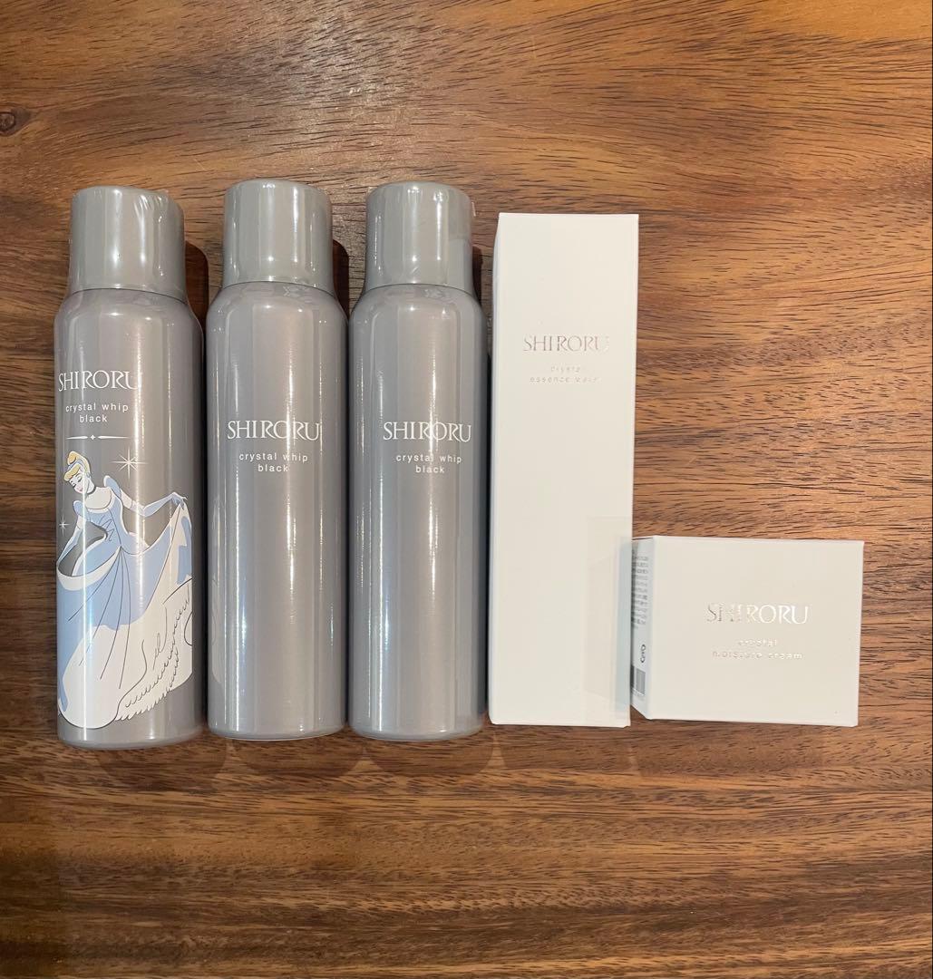 SHIRORU クリスタルホイップブラック　化粧水　クリーム