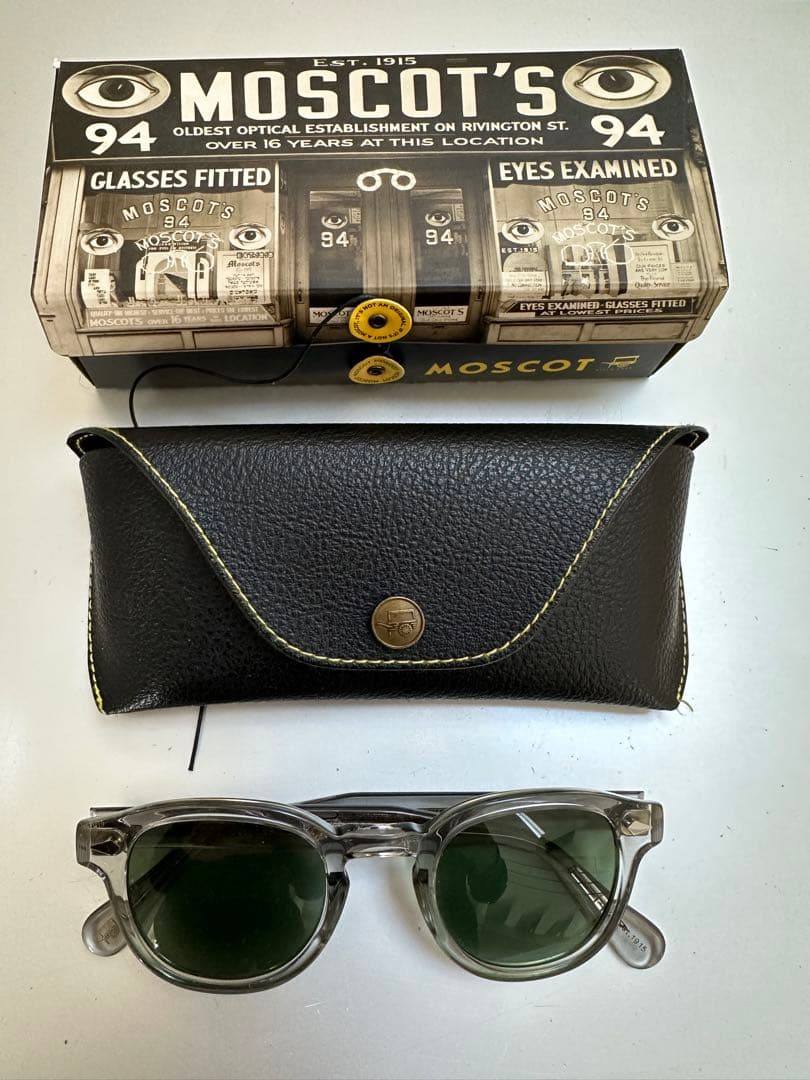 MOSCOT サングラス レムトッシュ　クリアフレーム 川口春奈