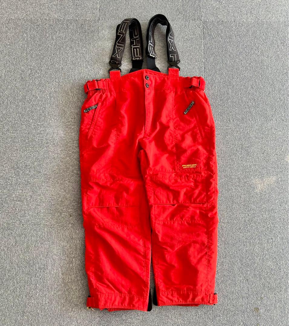 【希少】PHENIX フェニックス　スキーウェア 上下セット　派手柄　レトロ