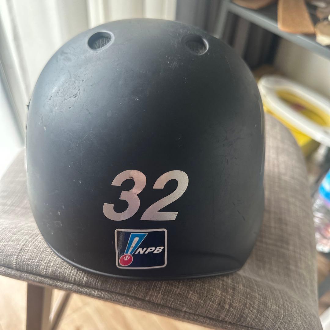 千葉ロッテ　高濱卓也　実使用ヘルメット