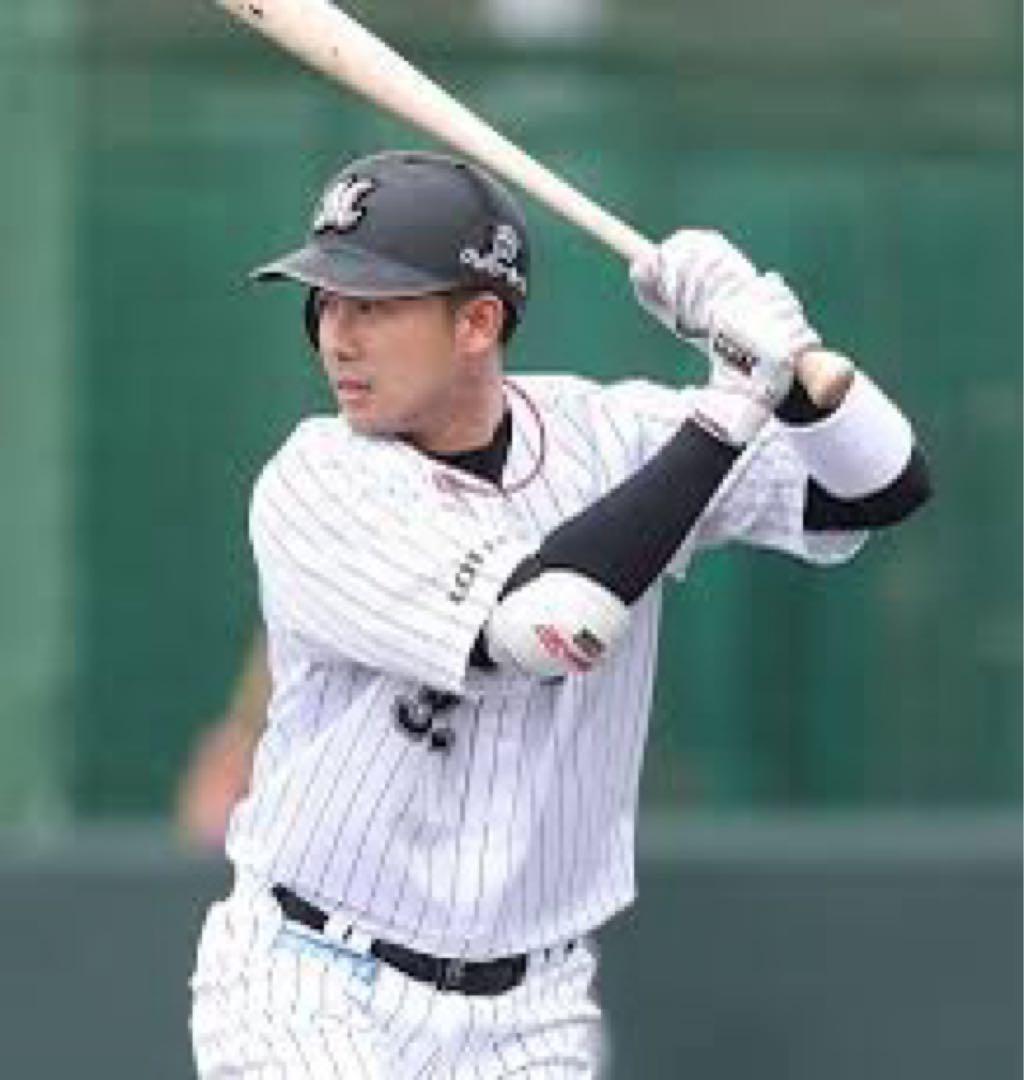 千葉ロッテ　高濱卓也　実使用ヘルメット