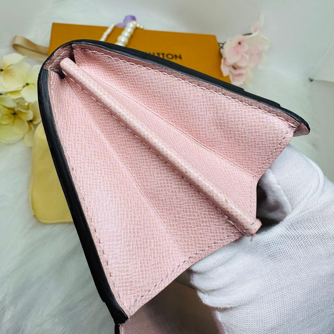 ルイヴィトン 新型 ポルトフォイユサラ M62235 ローズバレリーヌ 長財布