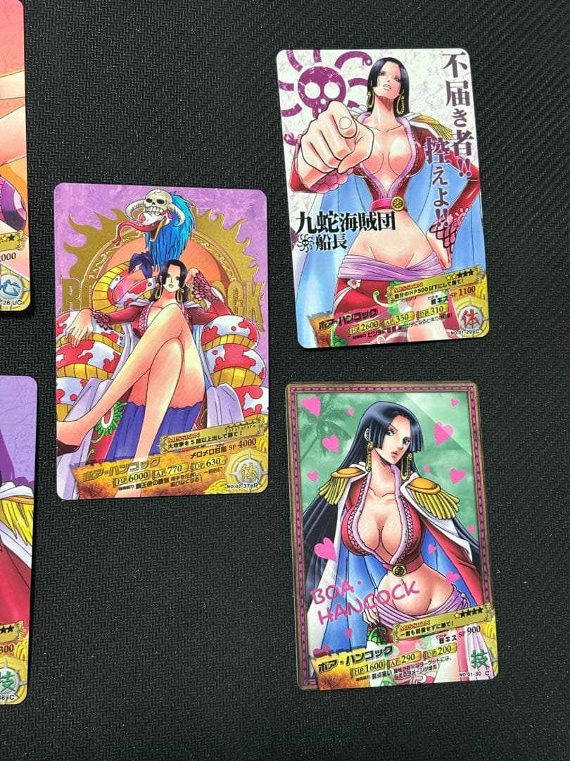 ARカードダス　ハンコック　R ノーマル　5枚　ワンピースカード