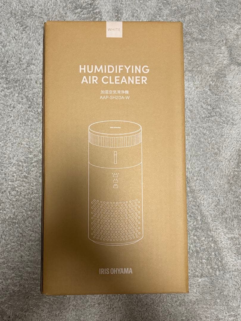 【新品、未通電】加湿空気清浄機　AAP-SH20A-W