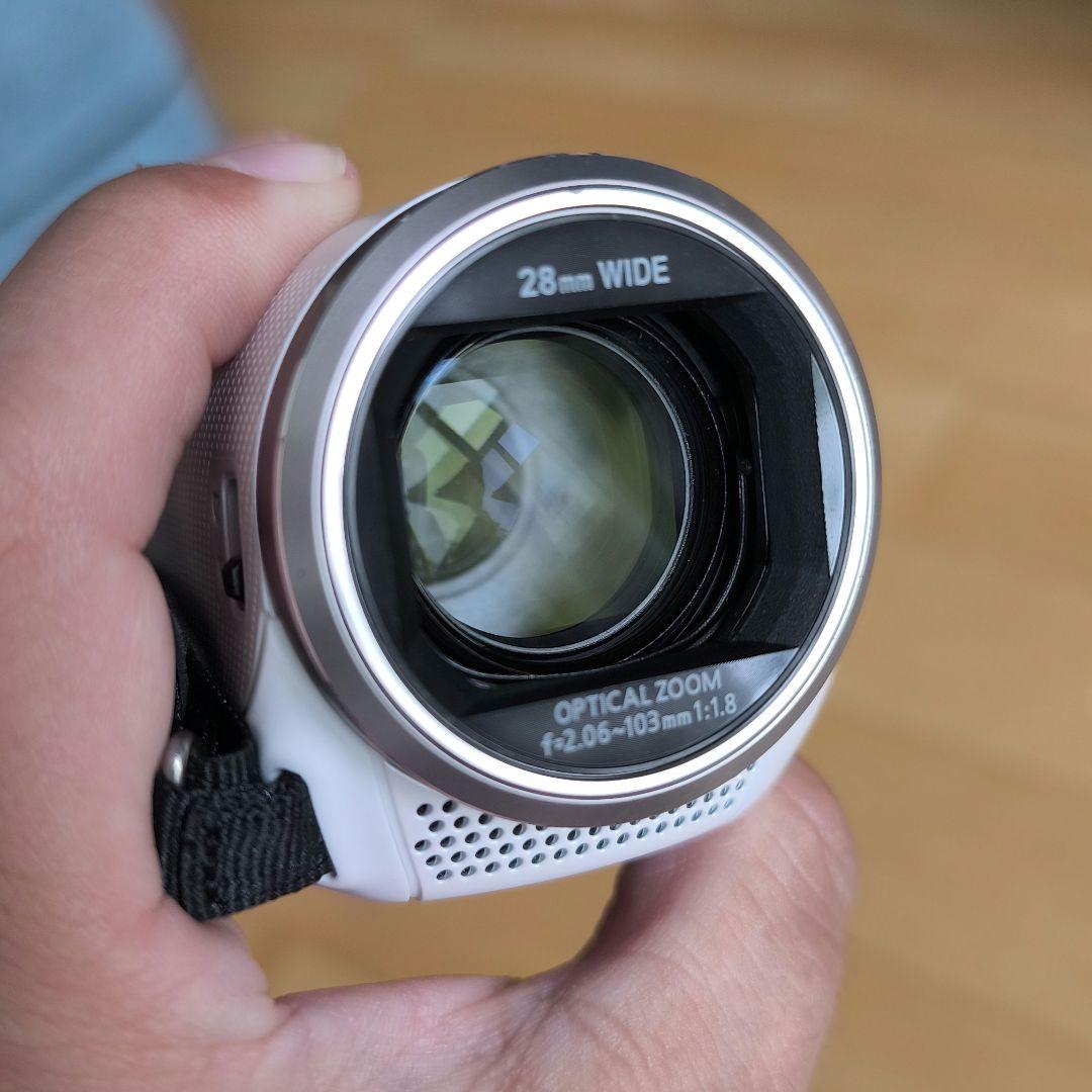 【完品・極美品】パナソニック HC-V480MS-W　デジタルハイビジョンカメラ