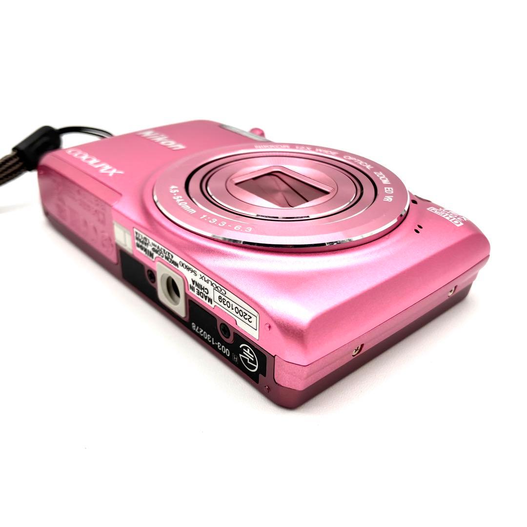 Wi-Fi対応♪ Nikon COOLPIX S6800 ピンク