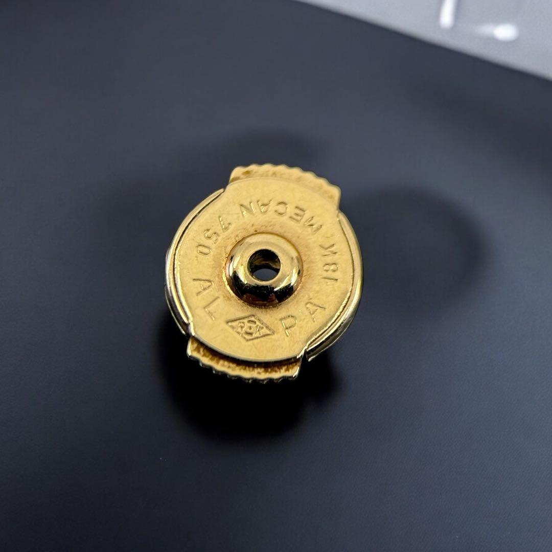 【美品】カルティエ　ラブ　ピアス　750 YG 片耳　フープ