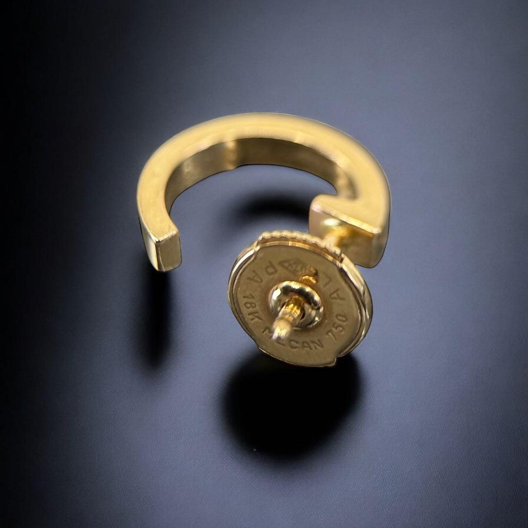 【美品】カルティエ　ラブ　ピアス　750 YG 片耳　フープ