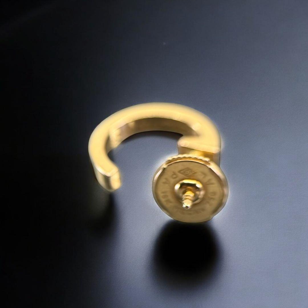 【美品】カルティエ　ラブ　ピアス　750 YG 片耳　フープ