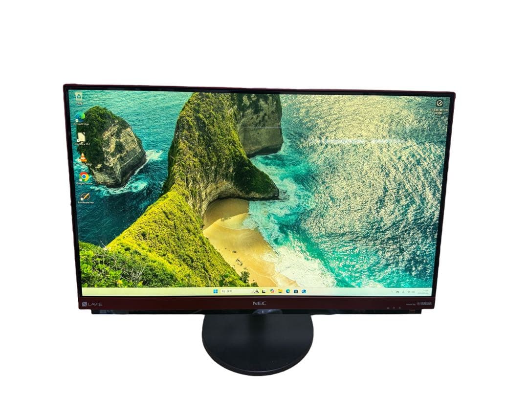 NECデスクトップ一体型❗️人気色❗️レッド❗️corei7✨SSD搭載✨